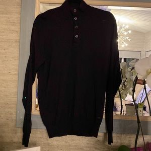Armani Collezioni black Mens cardigan - M